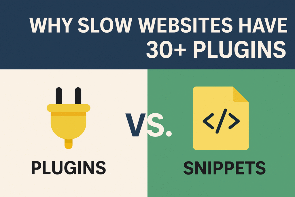 website performance optimization using code snippets